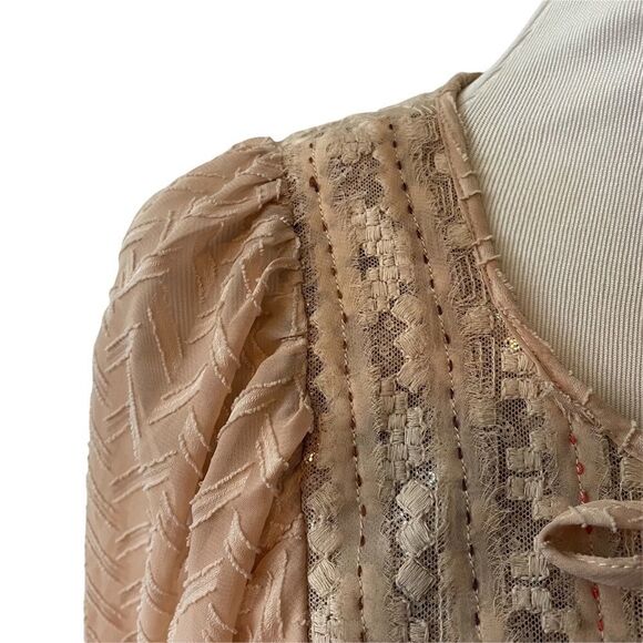 Anthropologie One September S Anwen Peasant Dress Size XS - Picture 5 of 7